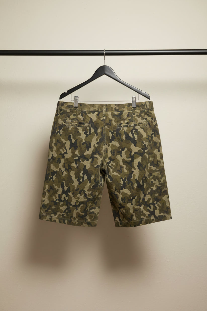 Men's Camouflage Knee-Length Shorts