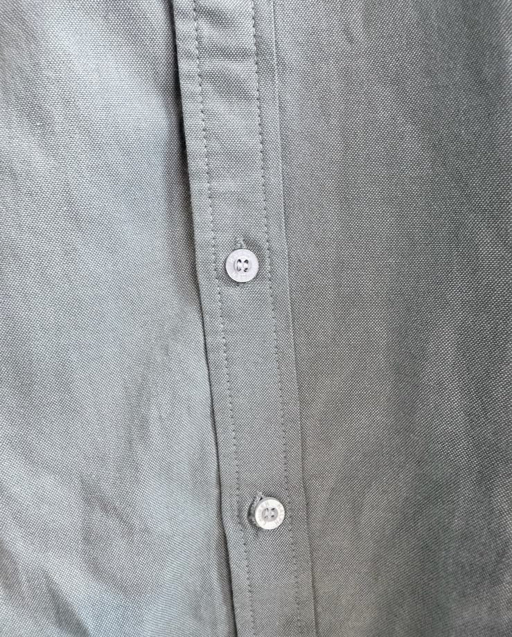 Ralph Lauren Men's Sage Green Custom Fit Long Sleeve Shirt