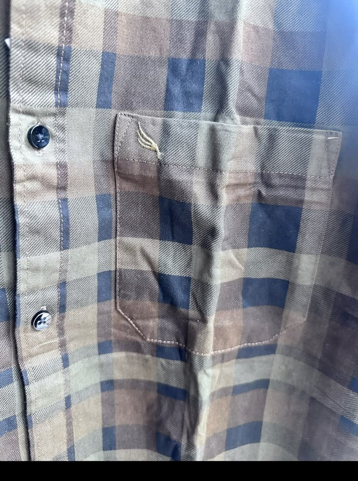 The Rock Way Premium Men's Brown Plaid Full Sleeve Casual Shirt