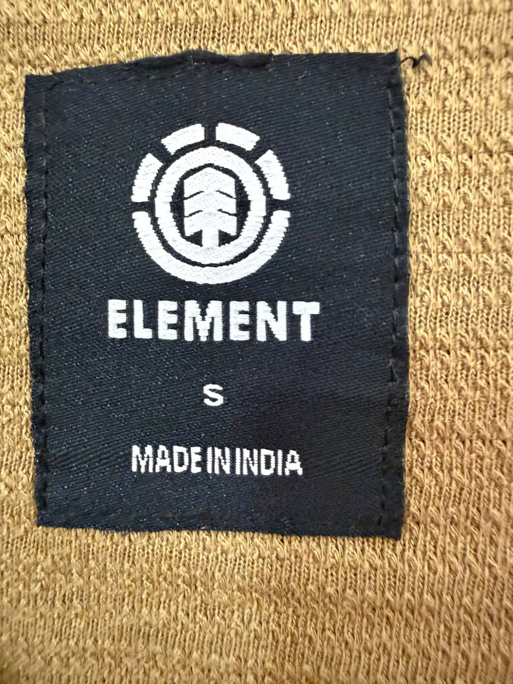 Element Men's Brown Short Sleeve Collared Shirt