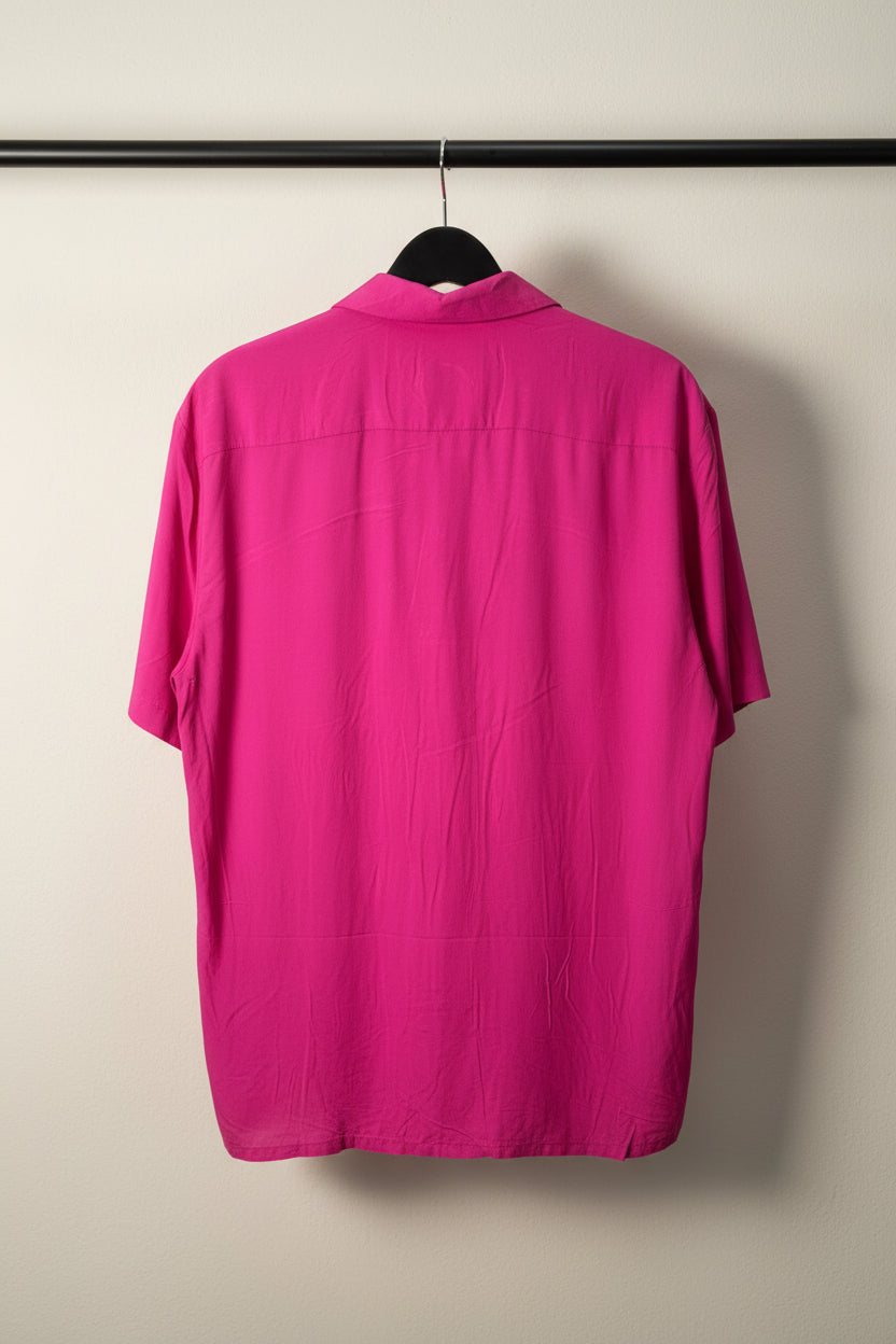 Primark women’s Hot Pink Regular Fit Short Sleeve Shirt