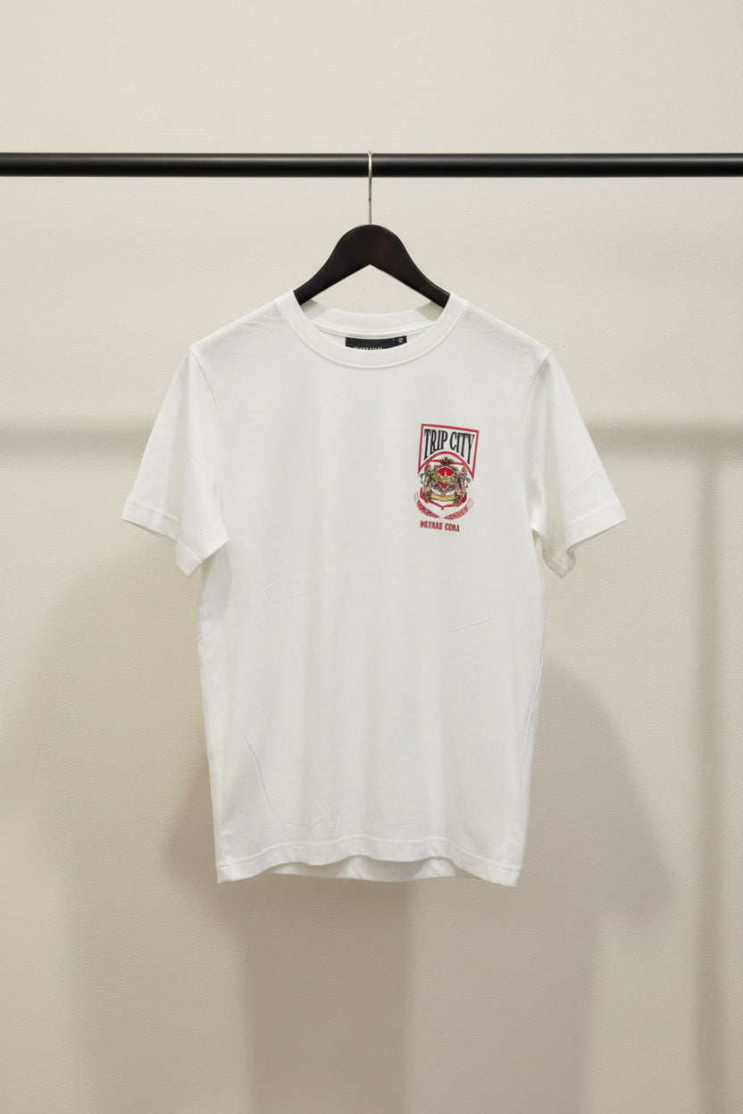 TRIP CITY Havana Cuba Graphic Print White T-Shirt