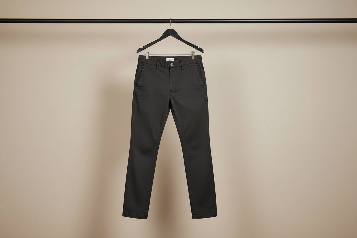 Men's Jack & Jones Black Slim Fit Trousers