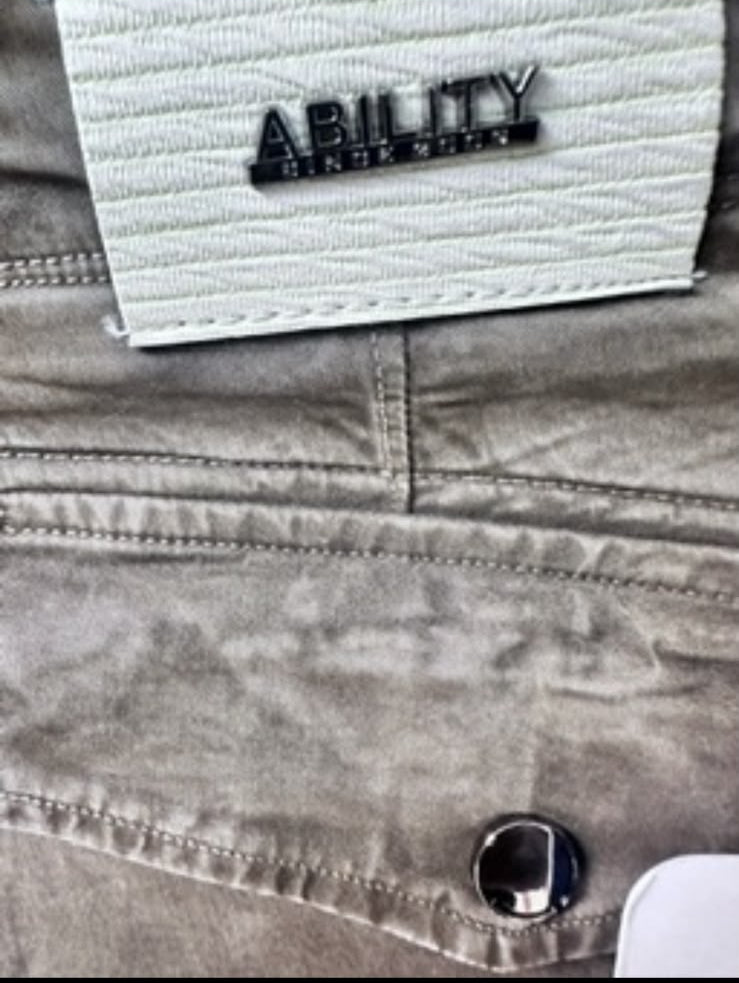 Men's ABILITY Khaki Cargo Pants with Pockets