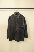 Noisy May Men's Charcoal Denim Overshirt with Pockets
