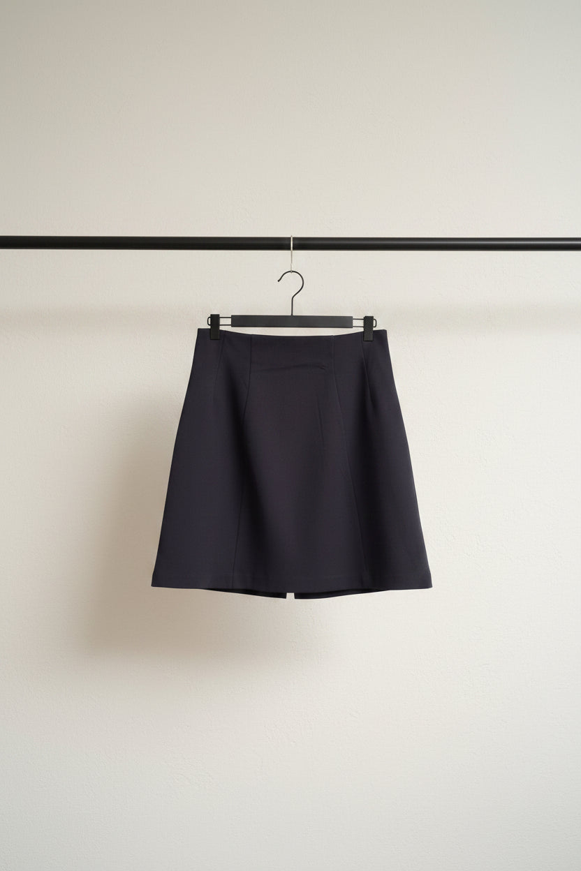 M&S Collection Women's Black A-Line Mini Skirt Size UK 16