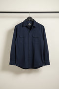 POIMONI Men's Navy Blue Full Sleeve Casual Shirt