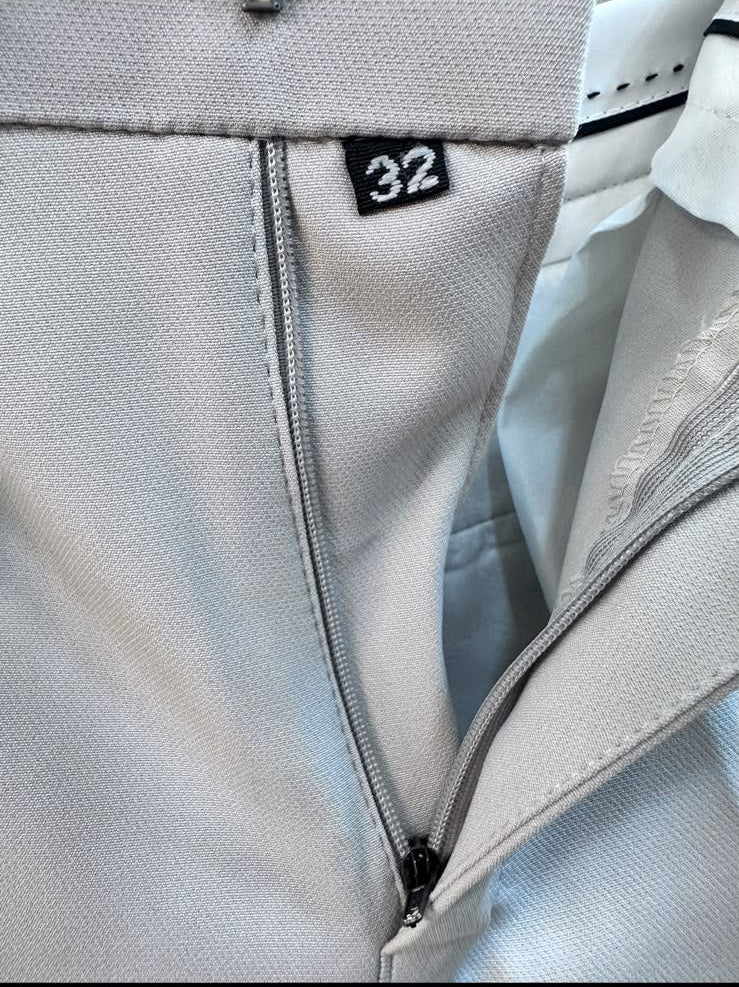 Men's Premium Slim Fit Beige Trousers