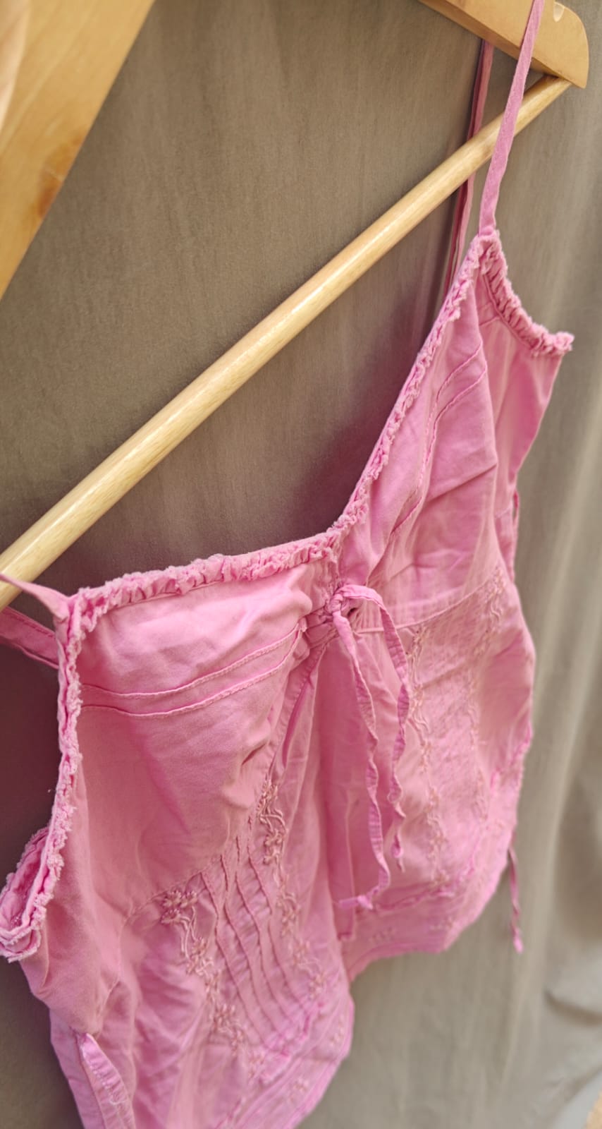Esprit Pink Embroidered Cami Top