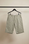 Redtape Men's Khaki Printed Knee-Length Shorts