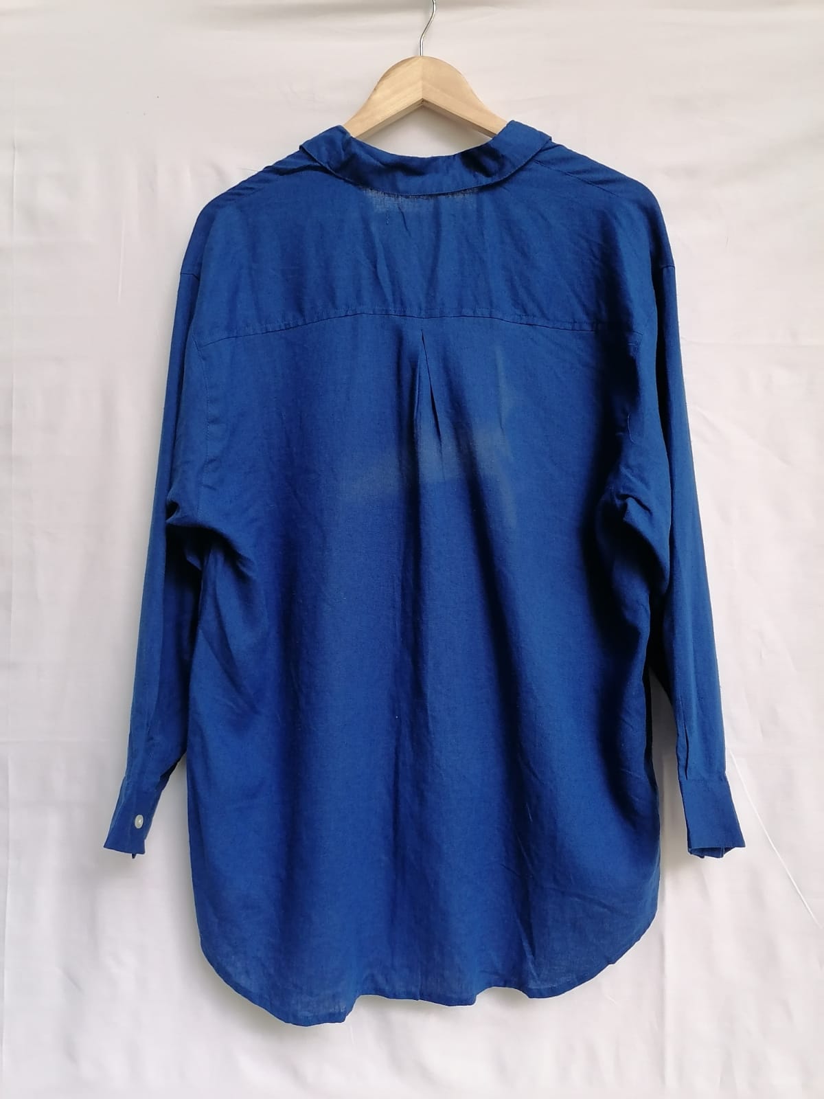 LTB Women's Royal Blue Long Sleeve Button-Up Shirt