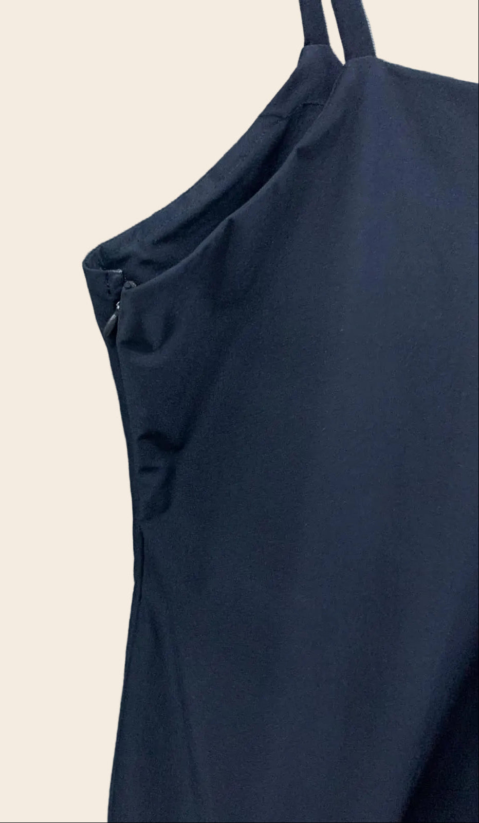 Women's Navy Blue Sleeveless Bodycon Maxi Slip Dress