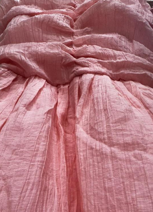 Pink Smocked Tiered Sundress for Women
