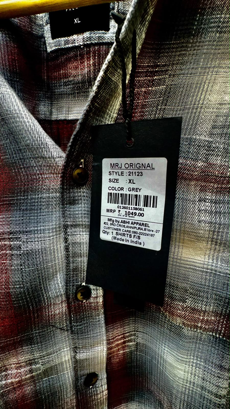 Men's Plaid Flannel Shirt