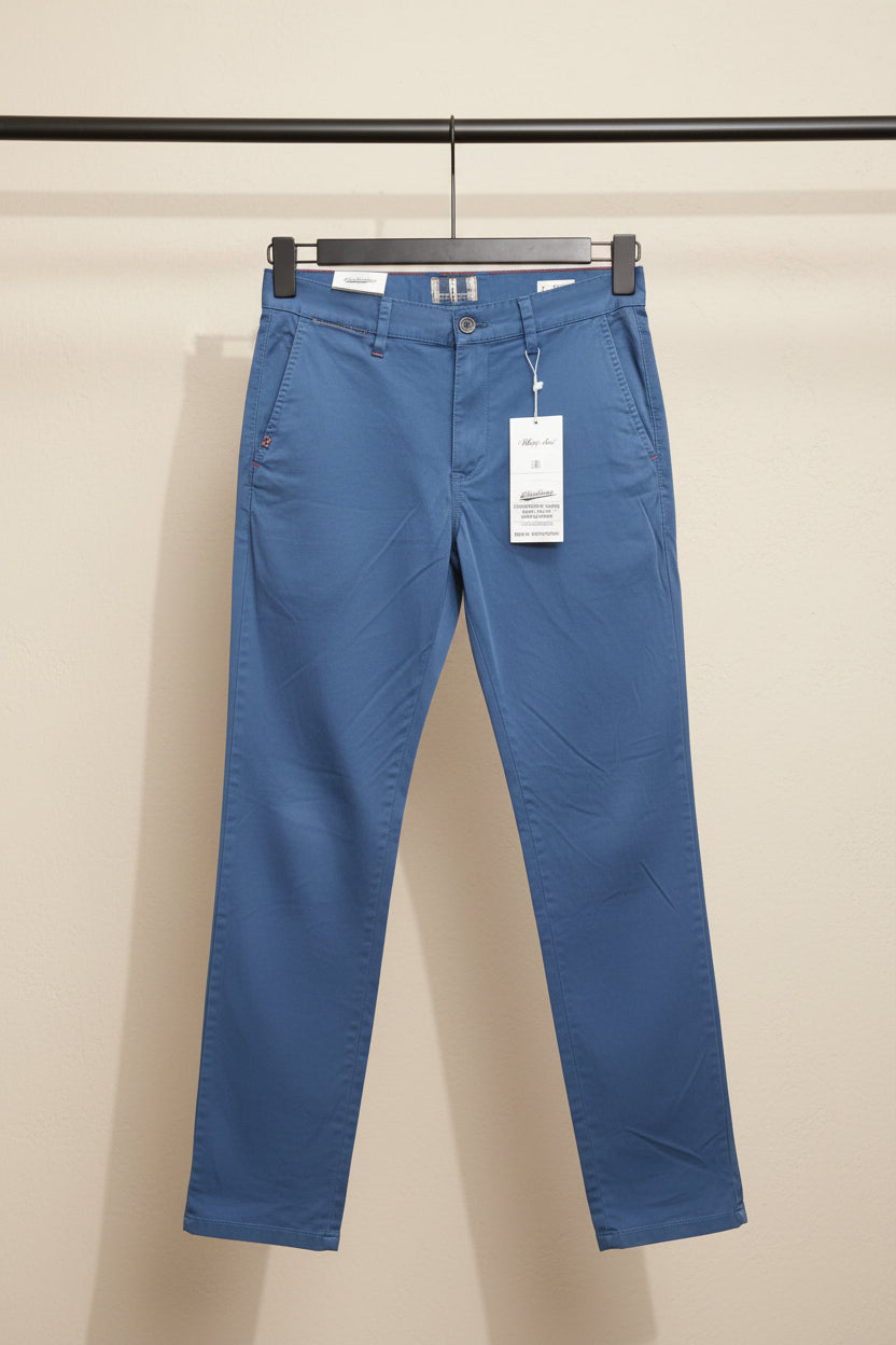 Men's Navy Blue Chinos by Sea Barrier