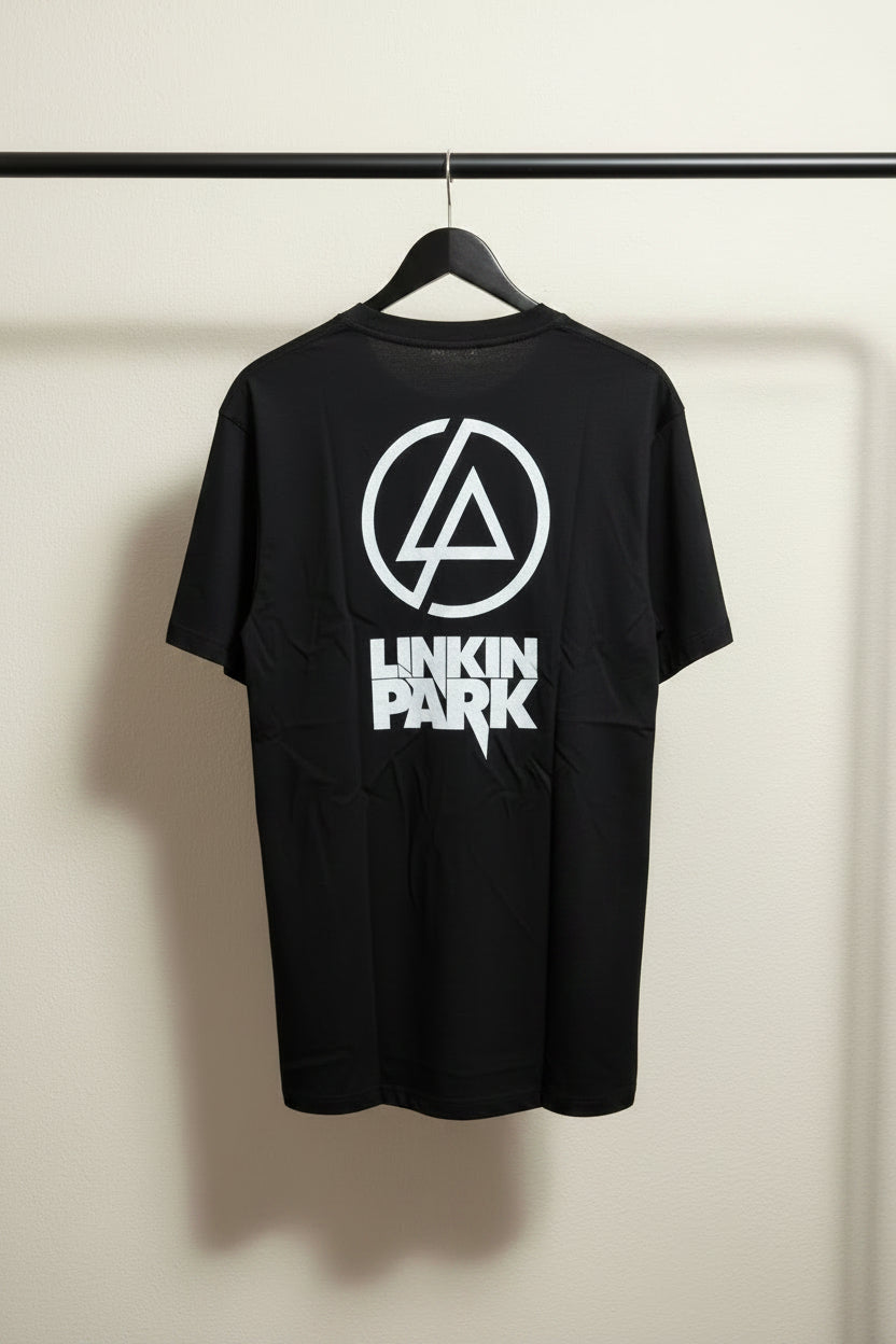 Thanabat Linkin Park Graphic Print Black T-Shirt