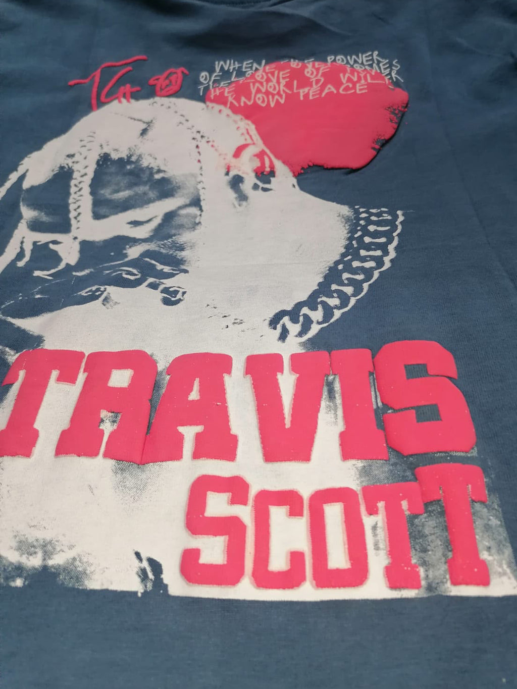 BLACK SQUAD Travis Scott Graphic Print Relaxed Fit T-shirt