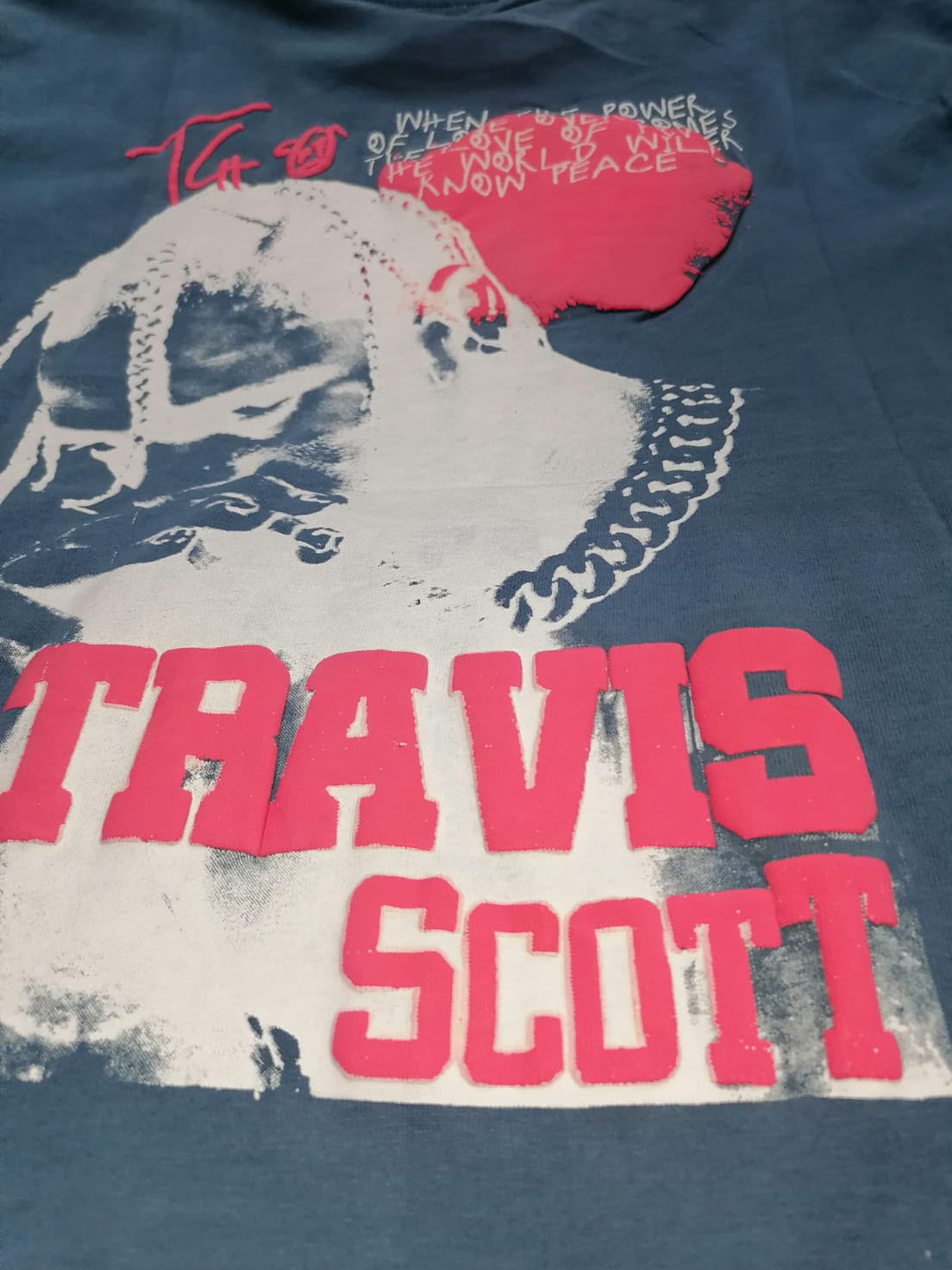 BLACK SQUAD Travis Scott Graphic Print Relaxed Fit T-shirt