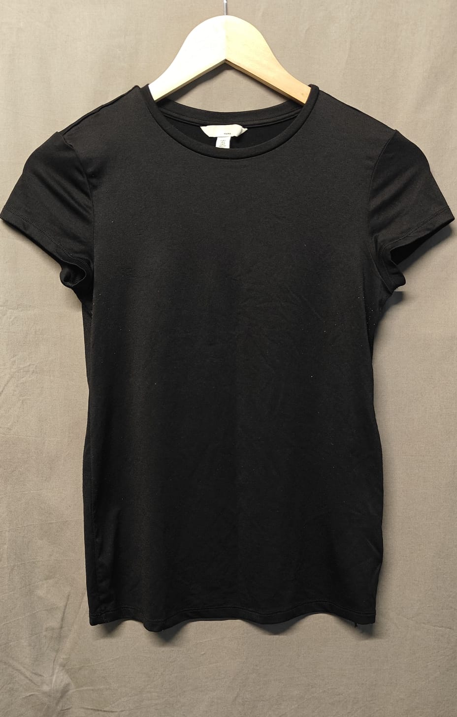 H&M MAMA Women's Black Short Sleeve T-Shirt