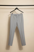 Men's Grey Slim Fit Formal Trousers