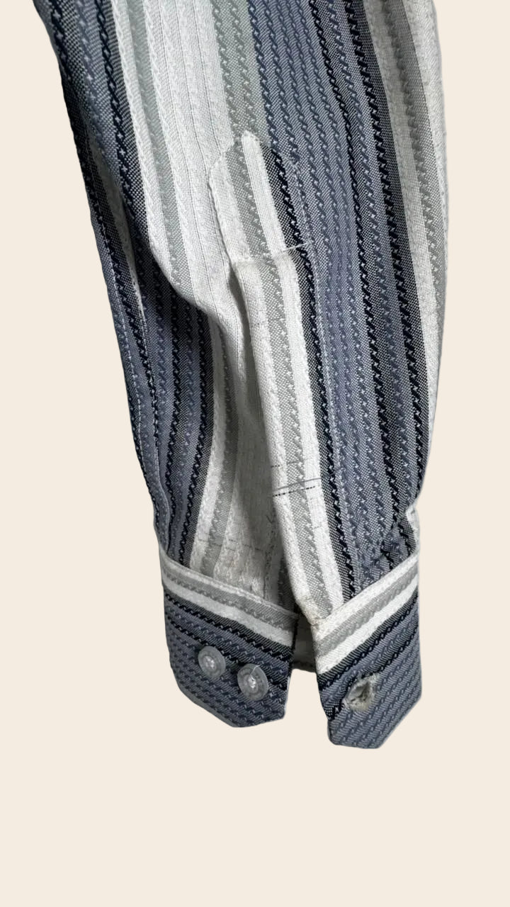 RARE RABBIT Men's Multicolor Striped Long Sleeve Casual Shirt