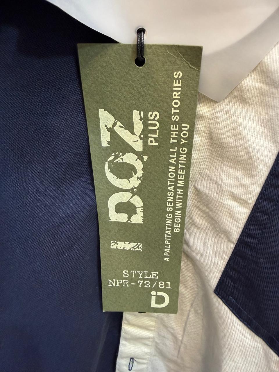 I DOZ PLUS Limited Edition Colorblock Long Sleeve Shirt