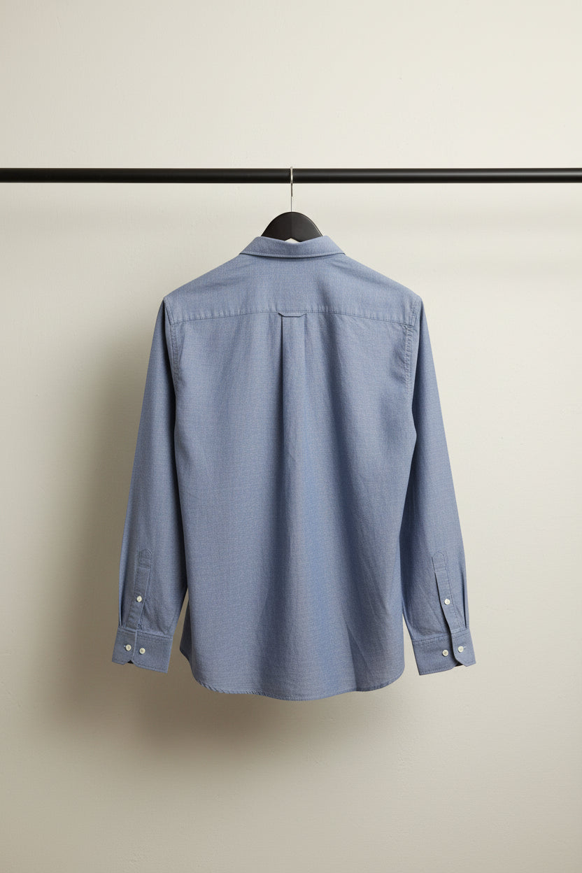 Ralph Lauren Slim Fit Blue Long Sleeve Shirt
