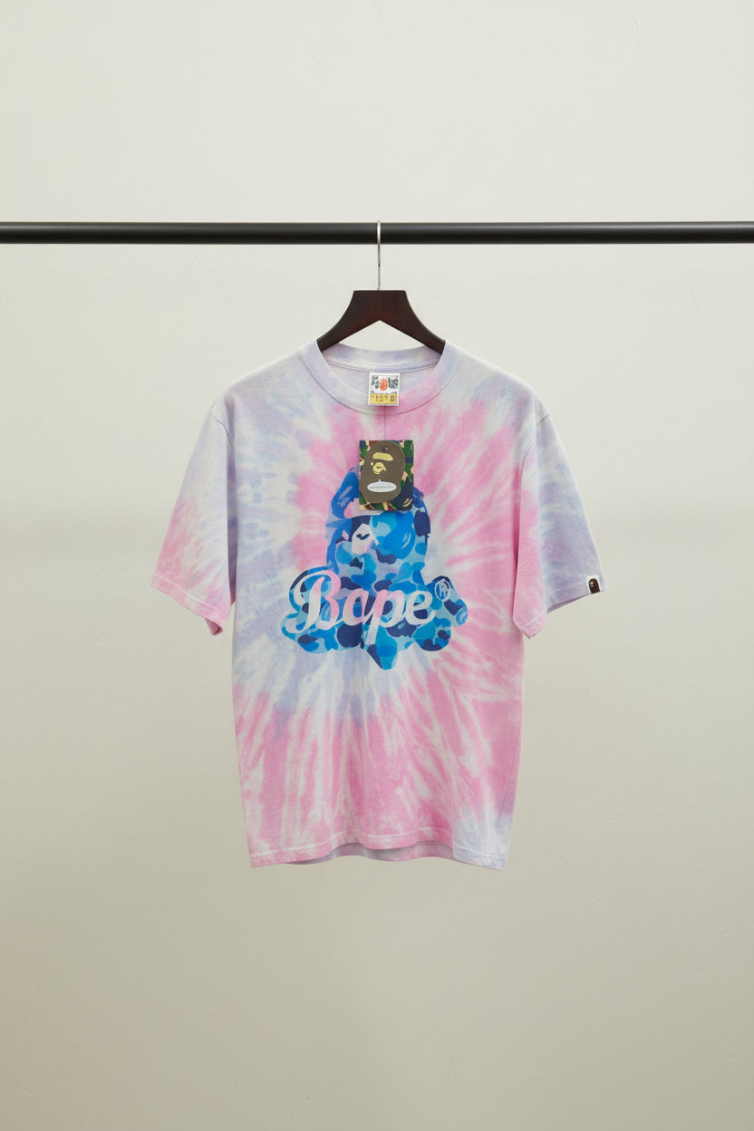 A Bathing Ape Bape Tie-Dye T-Shirt
