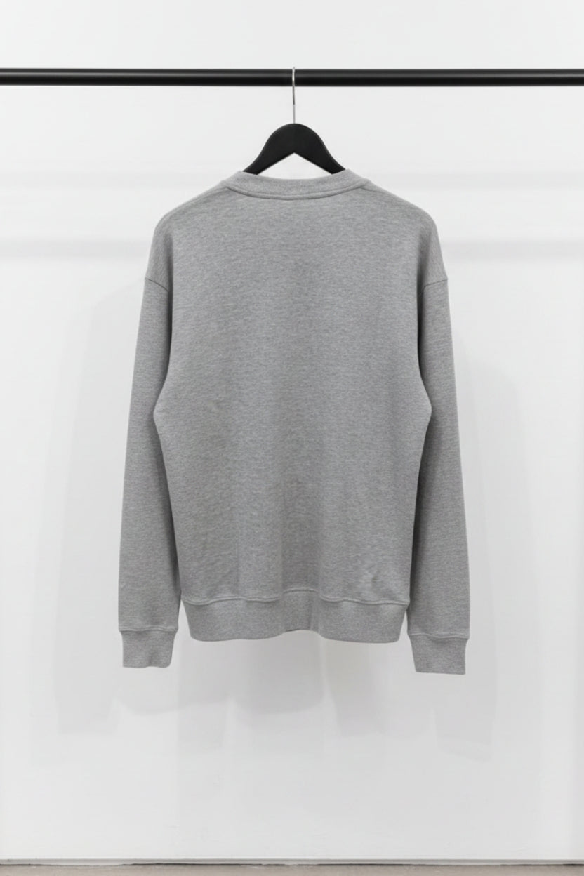 Balenciaga Grey Logo Crewneck Sweatshirt
