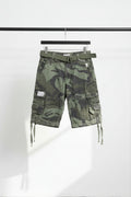 Men's Style & Focus Camouflage Cargo Shorts with Belt