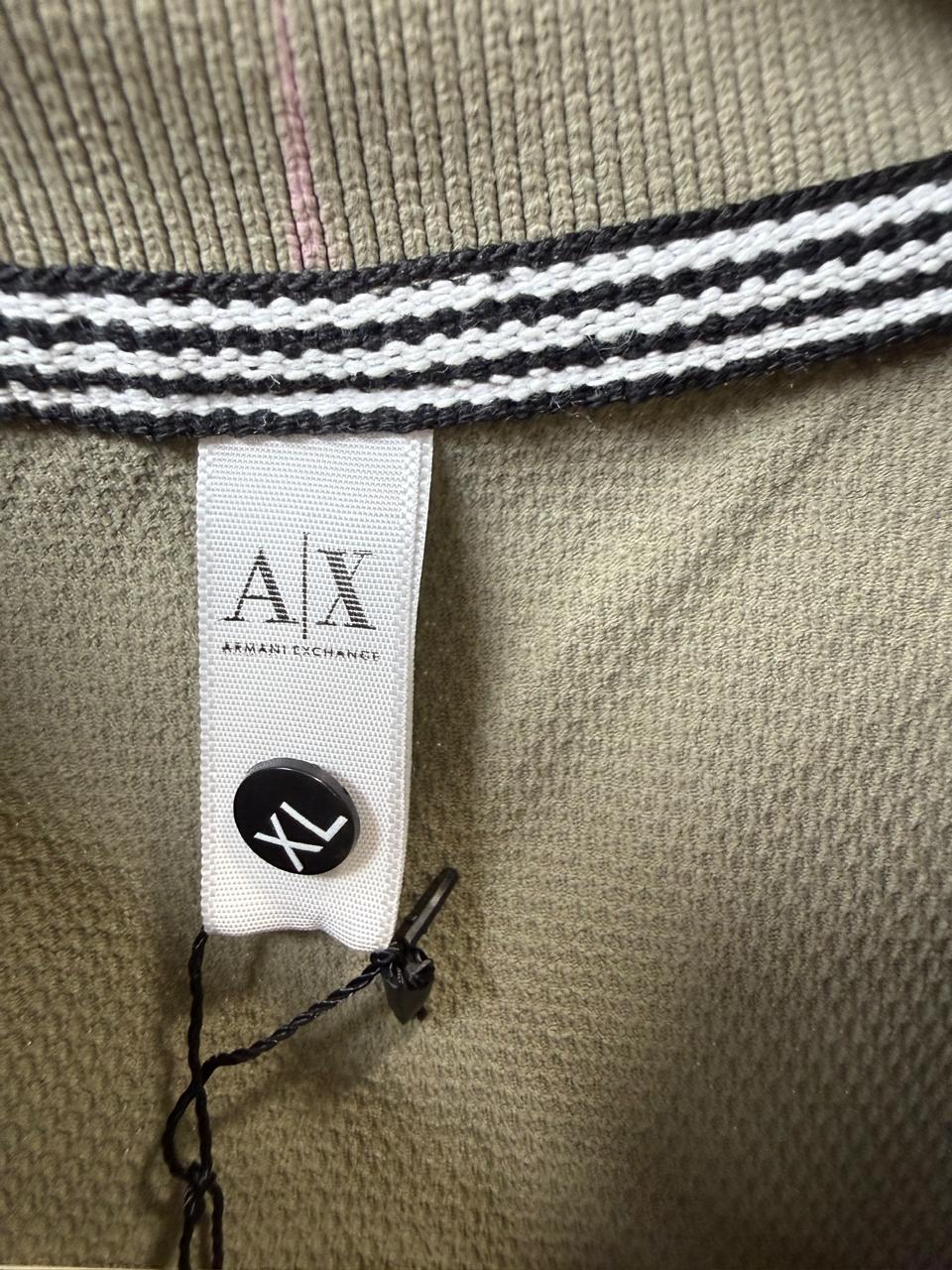 Men's Armani Exchange Olive Green Polo T-Shirt