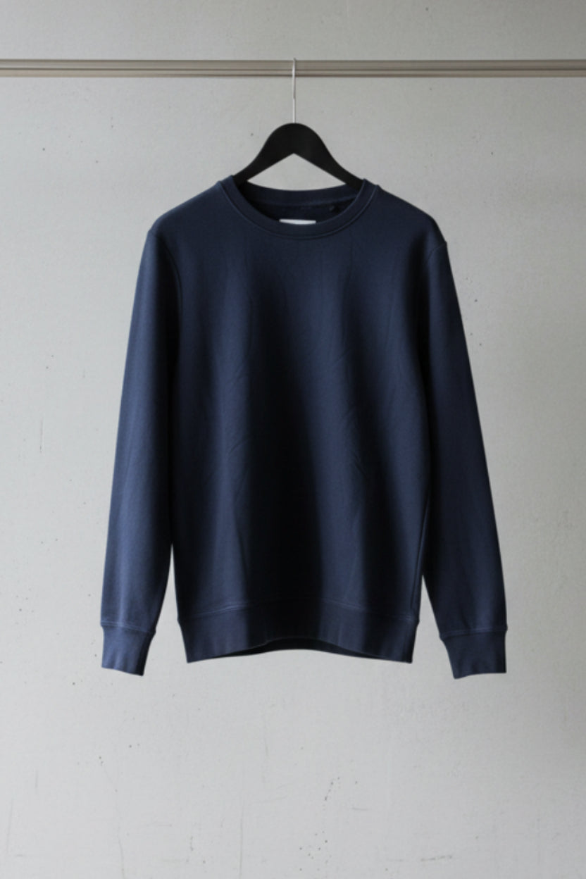 Men's Navy Blue Crew Neck Sweatshirt