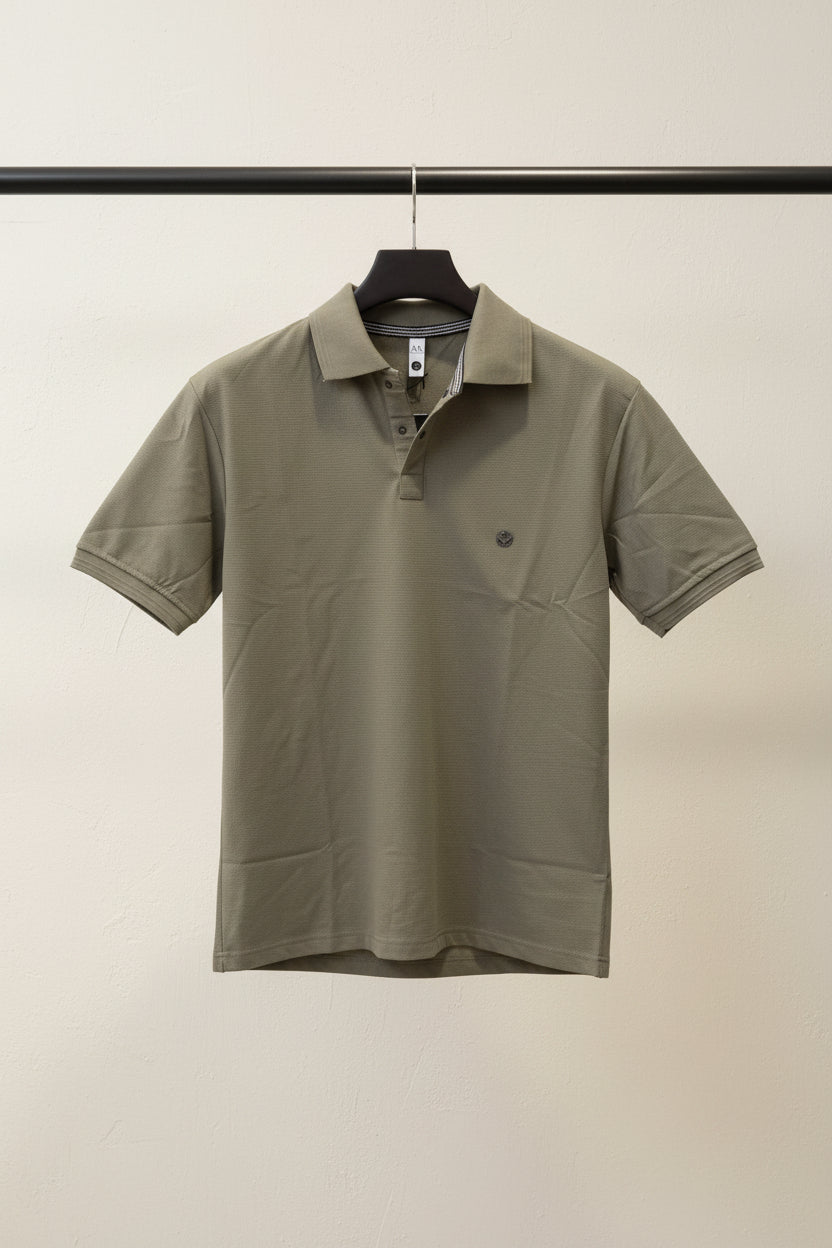 Men's Armani Exchange Olive Green Polo T-Shirt