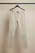 Men's Beige Modern Fit Stretch Chinos by SEA BARRIER