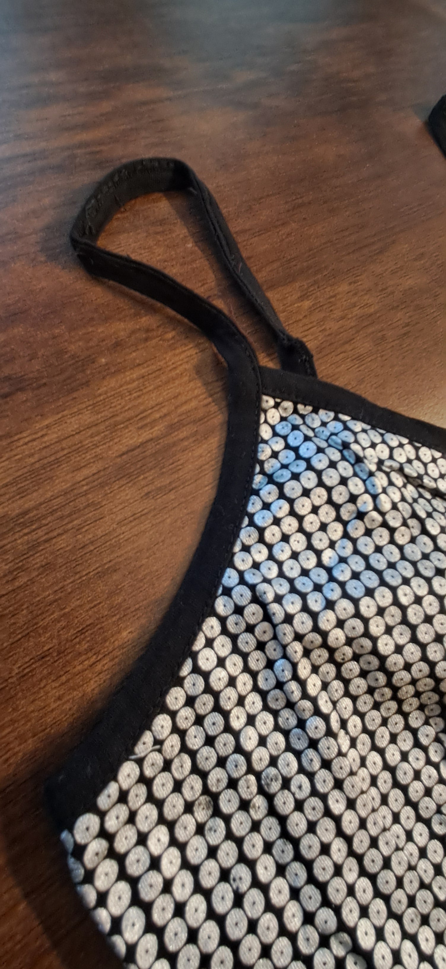 Women's Black & Silver Sequin Cami Top by Underground Music Movement