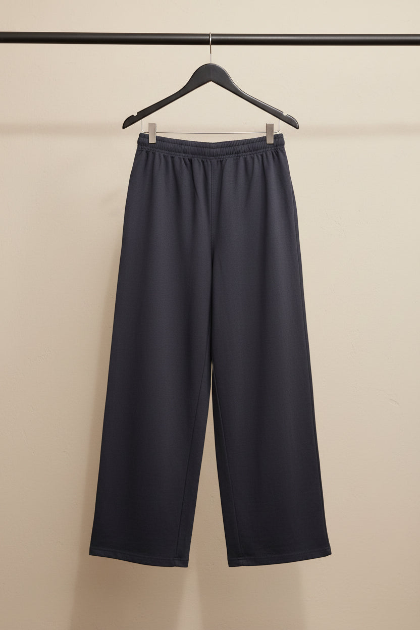 Men's Black Graphic Print Drawstring Sweatpants