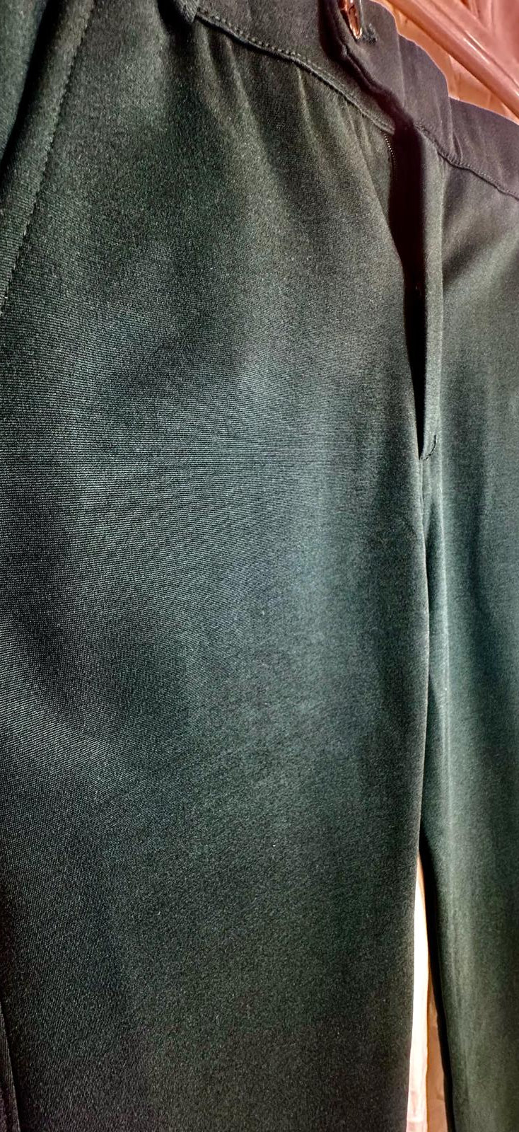 M8 Men's Dark Green Slim Fit Trousers