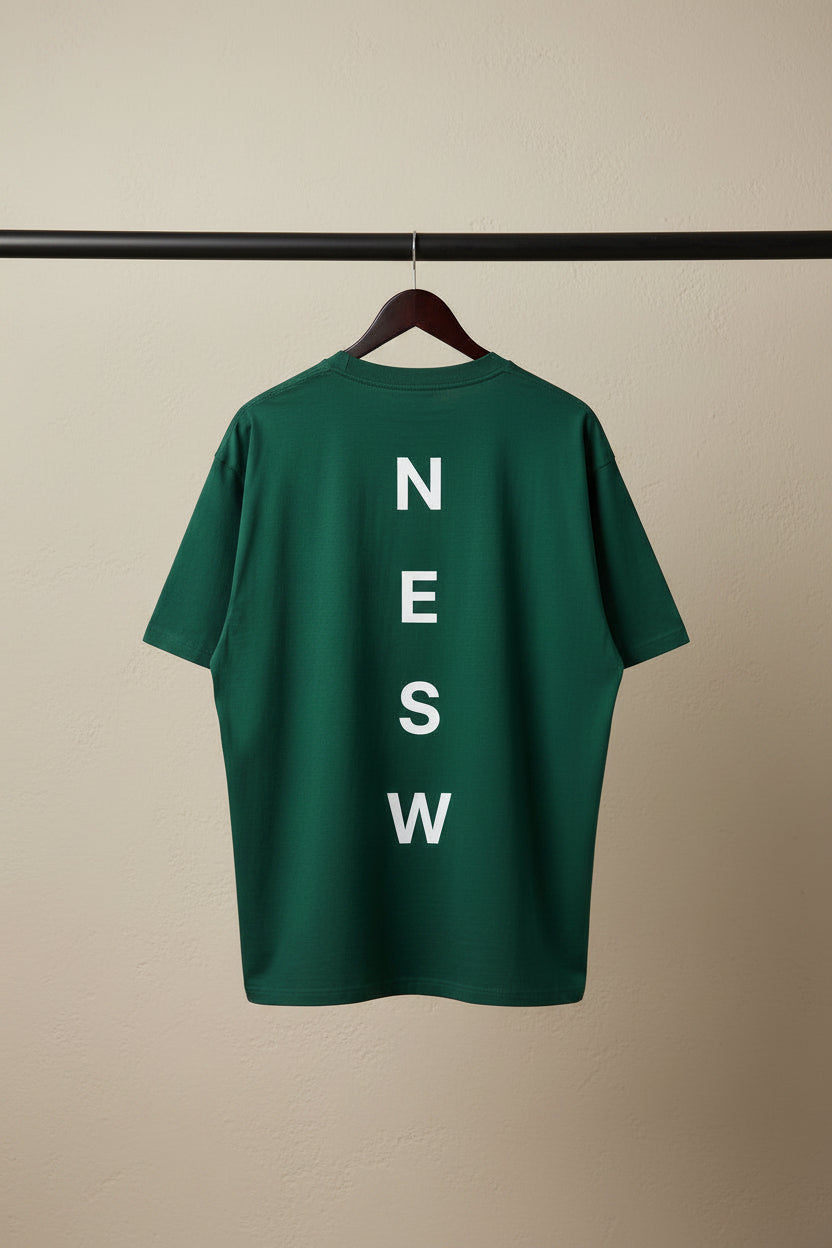 TOPMAN Classic Green Graphic Print T-Shirt