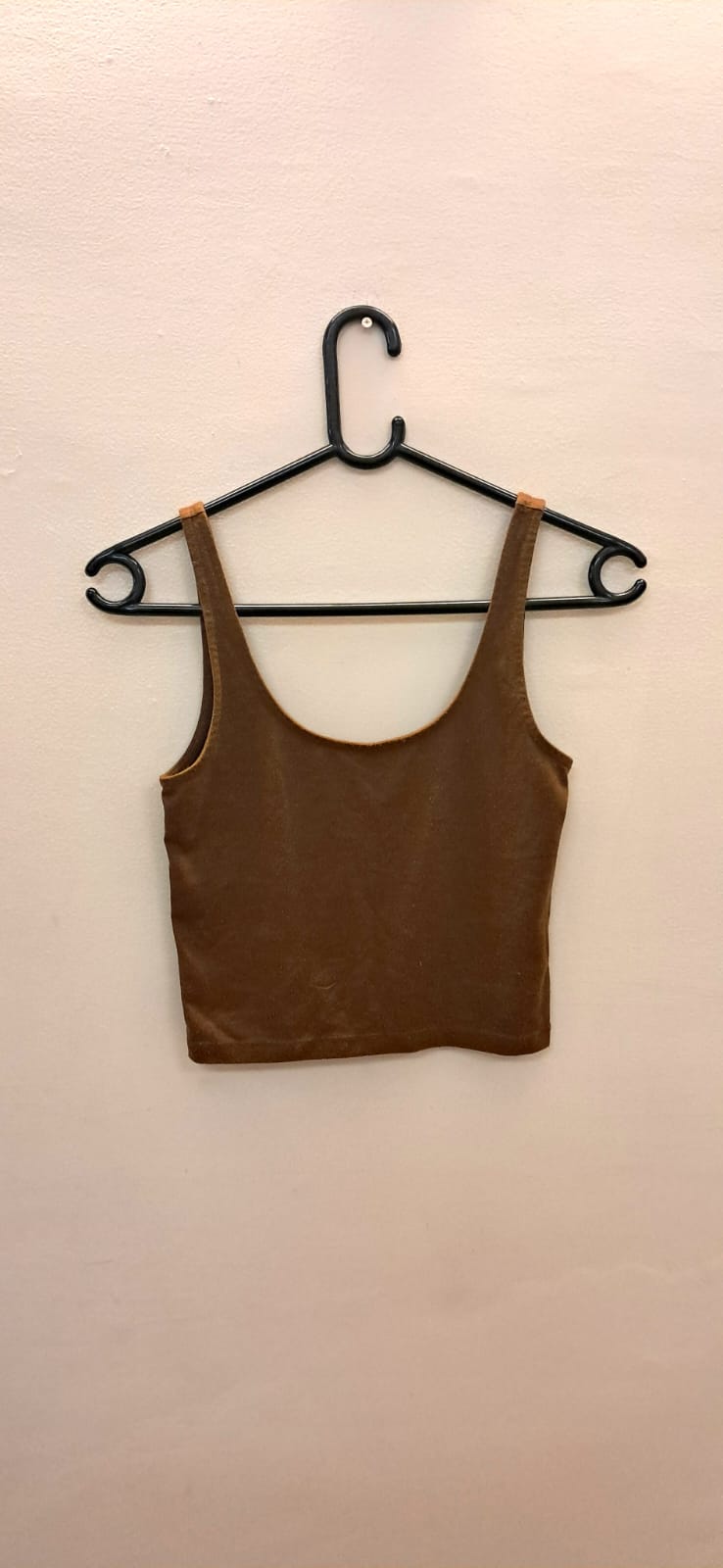 Forever 21 Women's Brown Crop Top
