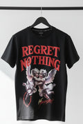 BLACK INK Men's Black Regret Nothing Graphic T-Shirt