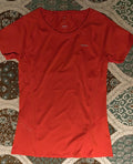 HEAD Women's Red Activewear T-Shirt with Cutouts