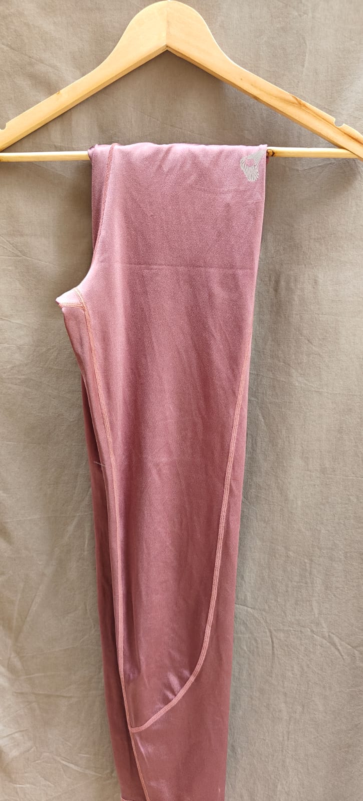 ZELOCITY Women's Pink Nylon Spandex Activewear Leggings Size L