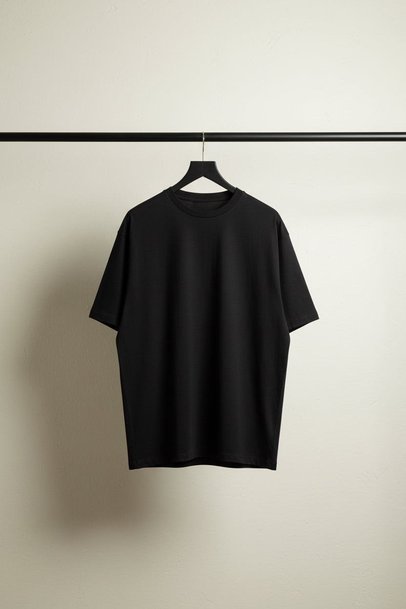 Primark Cares Black Crew Neck T-shirt, Size L