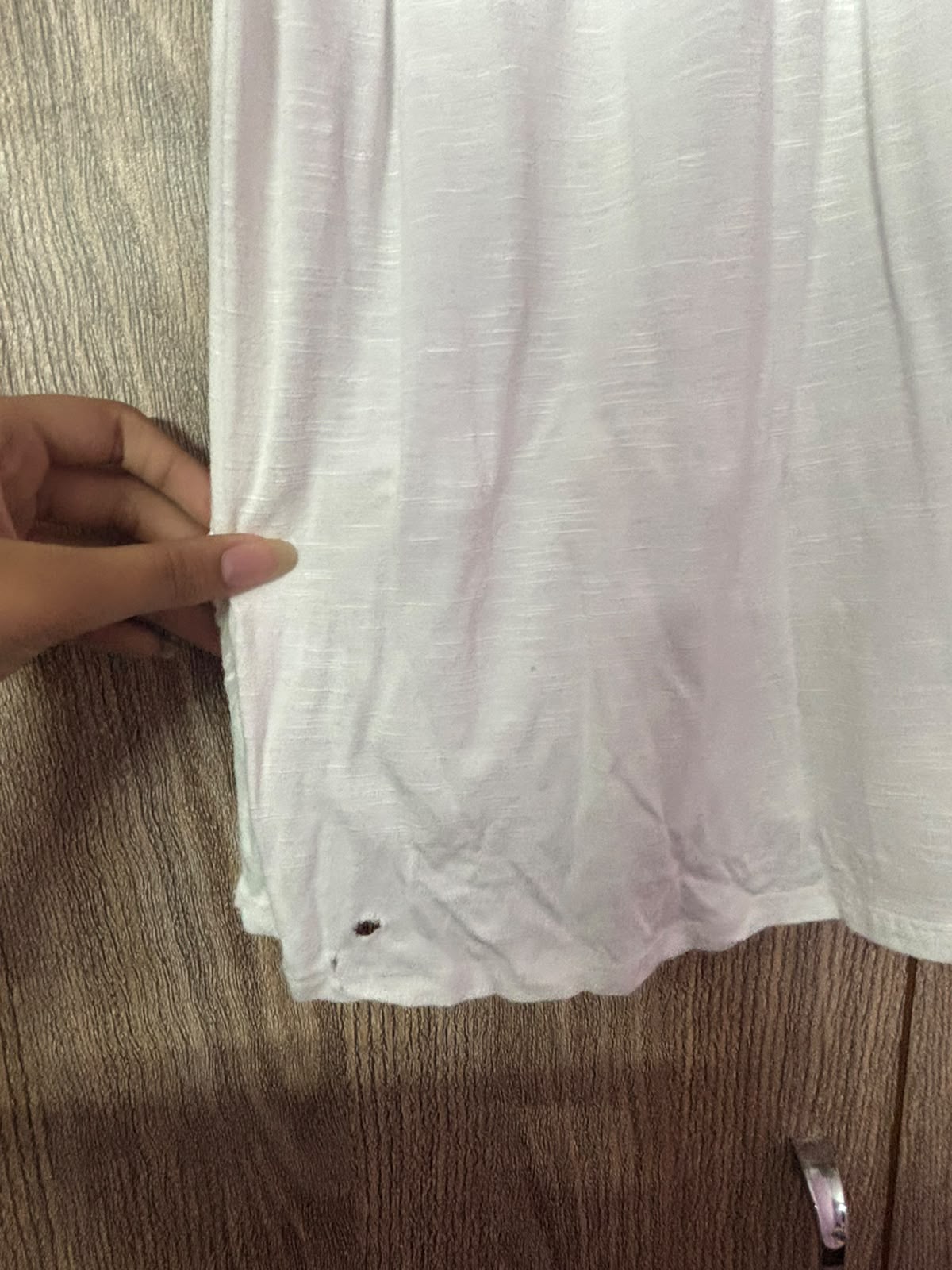 Knox Rose Women's White Eyelet Embroidered V-Neck Tunic Top - Size M