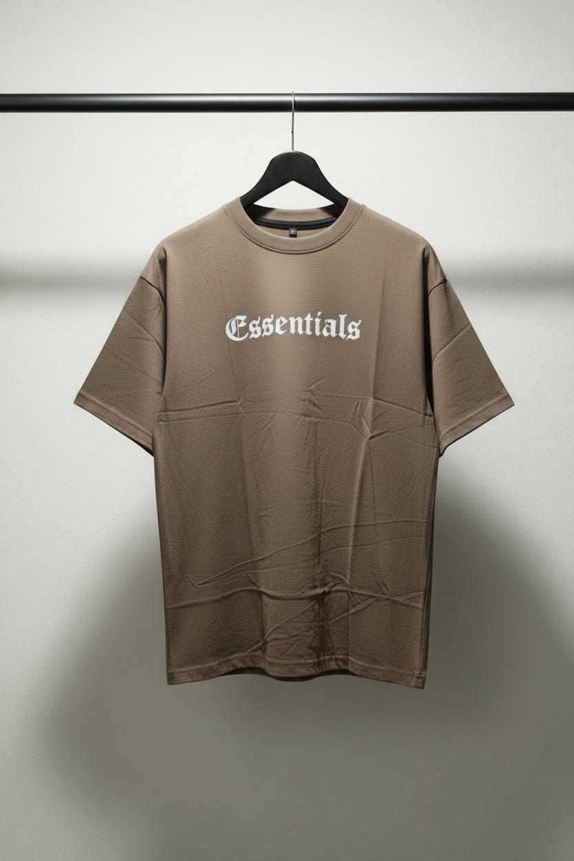 Essentials Metallica Graphic Brown Short Sleeve T-Shirt