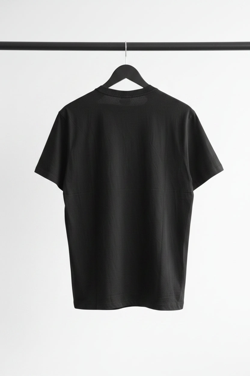 BLACK INK Men's Black Regret Nothing Cherub Graphic T-Shirt