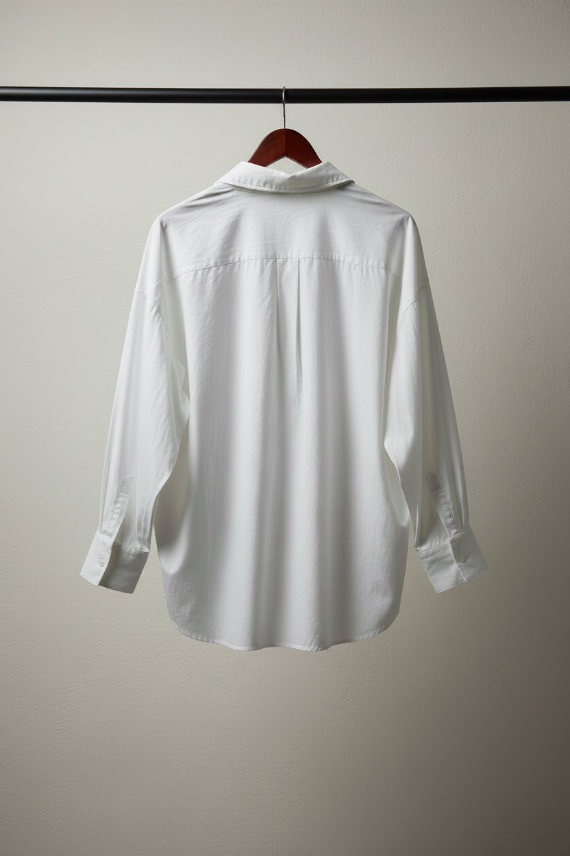 Maison Margiela MM6 White Oversized Button-Down Shirt