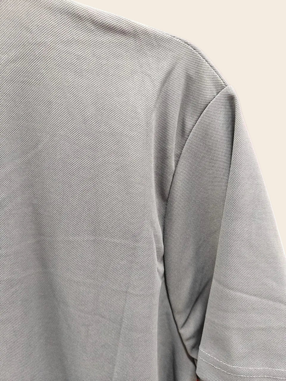 Essentials Fear of God Men's Grey Short Sleeve Polo Shirt with Pocket