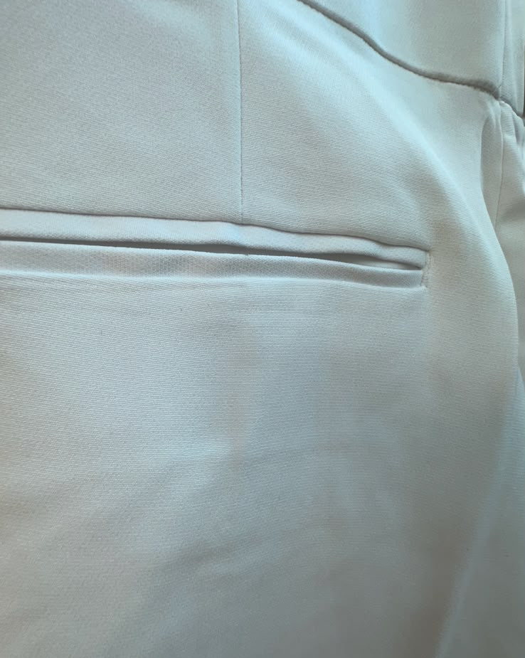 Fashion Style Skinny White Trousers