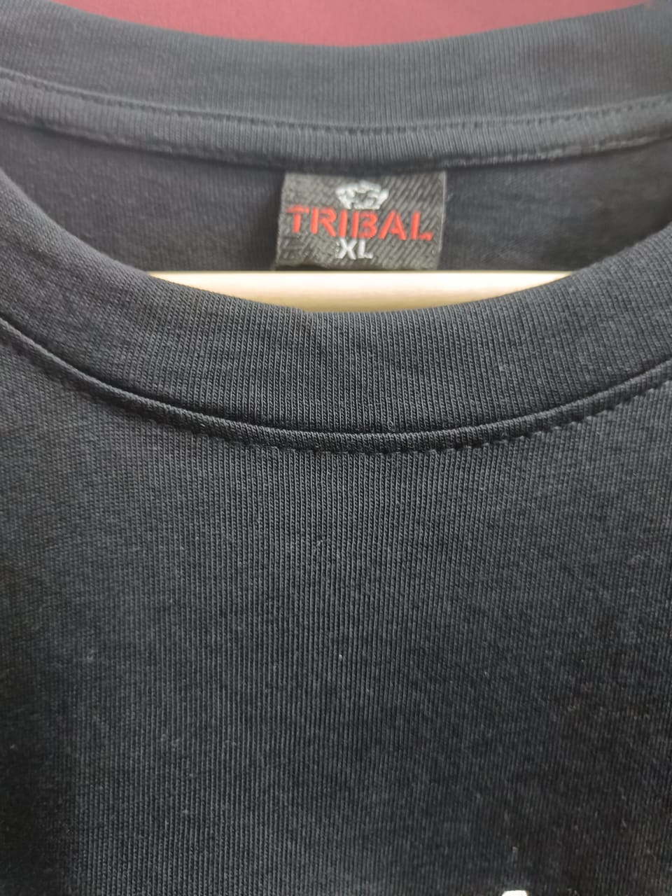 Tribal Gear Black Graphic Print T-Shirt